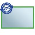 MERIDA STELLA GREEN LINE mirror in a green metal frame 40 x 60 cm, green